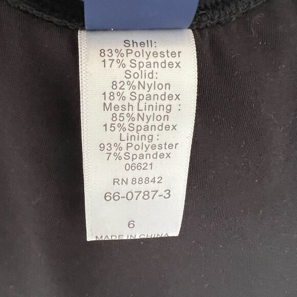 Swimsuits for All 1 Piece Ruched Swimsuit Size 6 Underwire Tummy Control Floral - Picture 11 of 12